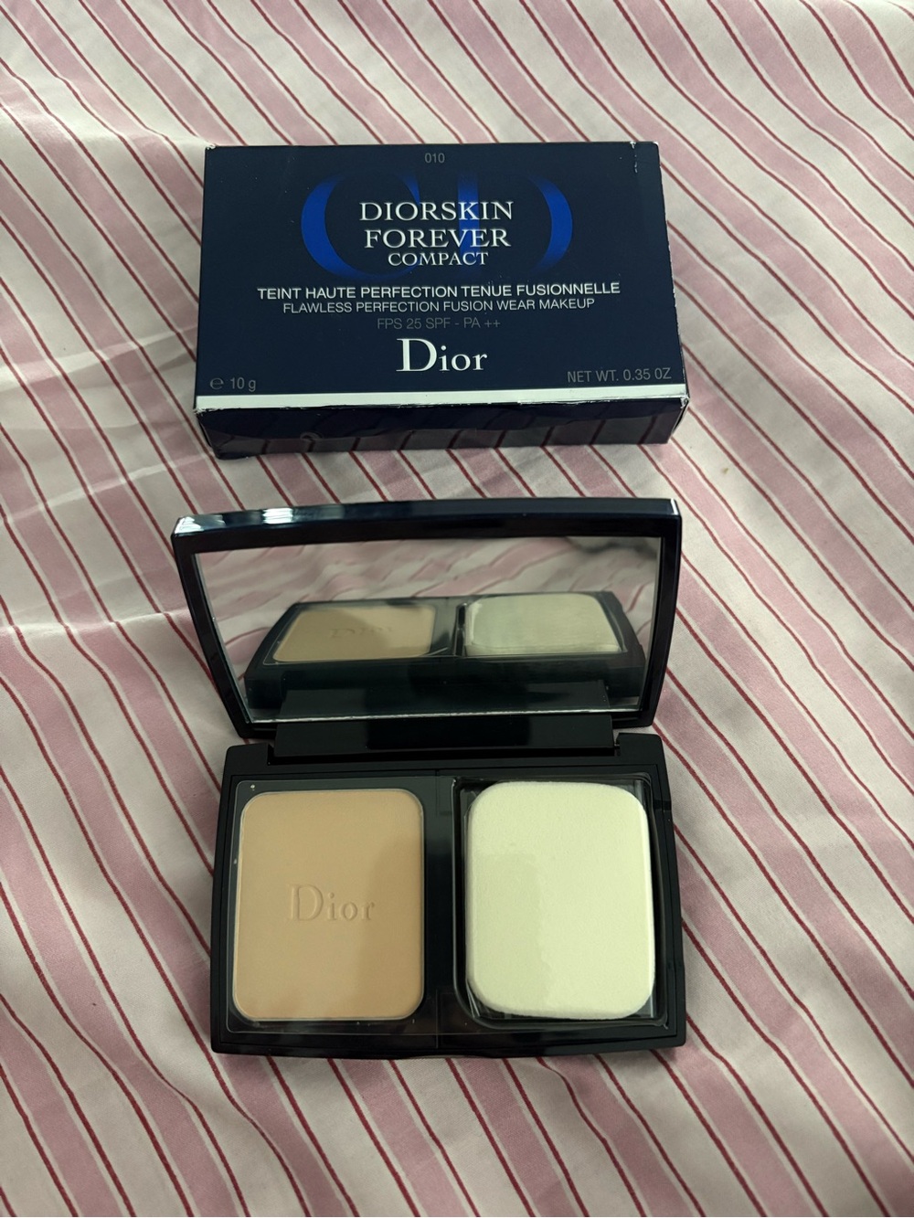 Dior Diorskin Forever Compact Powder Duo in Beige & White